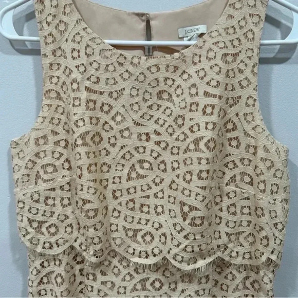 J.crew tiered lace sleeveless dress 2 - Picture 4 of 11